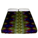 Divine Flowers Striving To Reach Universe Fitted Sheet (Queen Size) View1