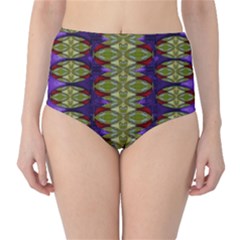 Divine Flowers Striving To Reach Universe Classic High-waist Bikini Bottoms by pepitasart