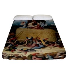 Heronimus Bosch The Haywagon 2 Fitted Sheet (king Size)