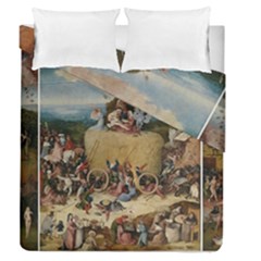 Heronimus Bosch The Haywagon 2 Duvet Cover Double Side (queen Size) by impacteesstreetwearthree