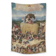 Heronimus Bosch The Haywagon 2 Large Tapestry by impacteesstreetwearthree