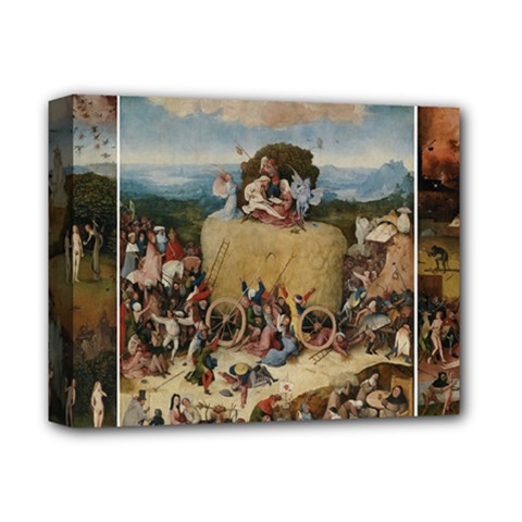 Heronimus Bosch The Haywagon 2 Deluxe Canvas 14  X 11  (stretched)