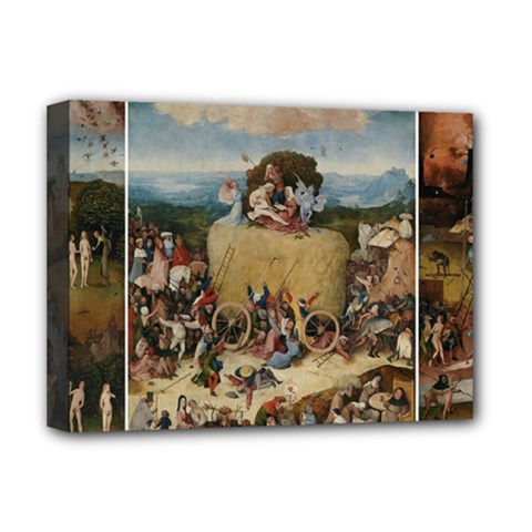 Heronimus Bosch The Haywagon 2 Deluxe Canvas 16  X 12  (stretched) 