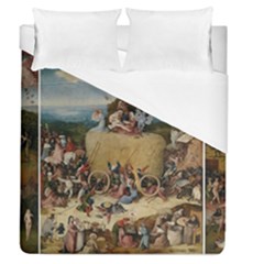 Heronimus Bosch The Haywagon 2 Duvet Cover (queen Size)