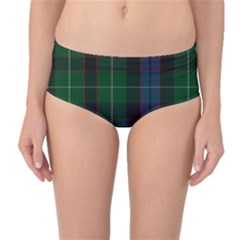 Abercrombie Tartan Mid-waist Bikini Bottoms