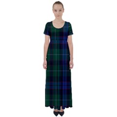 Abercrombie Tartan High Waist Short Sleeve Maxi Dress by impacteesstreetwearfour