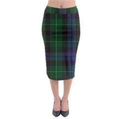 Abercrombie Tartan Midi Pencil Skirt