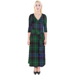 Abercrombie Tartan Quarter Sleeve Wrap Maxi Dress by impacteesstreetwearfour