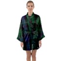 Abercrombie Tartan Long Sleeve Kimono Robe View1