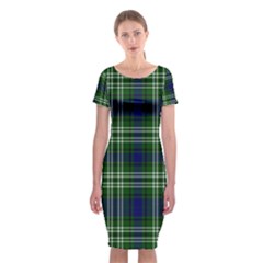 Tweedside District Tartan Classic Short Sleeve Midi Dress by impacteesstreetwearfour