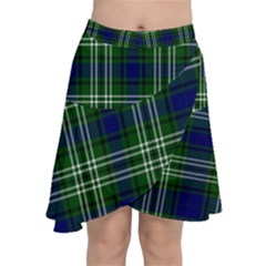 Tweedside District Tartan Chiffon Wrap Front Skirt by impacteesstreetwearfour