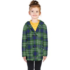 Tweedside District Tartan Kids  Double Breasted Button Coat