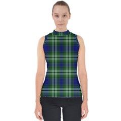 Tweedside District Tartan Mock Neck Shell Top by impacteesstreetwearfour