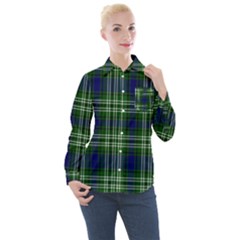 Tweedside District Tartan Women s Long Sleeve Pocket Shirt