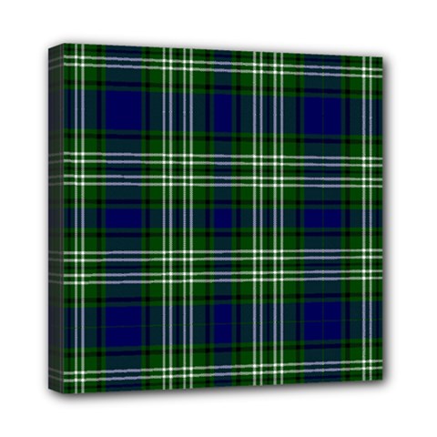 Tweedside District Tartan Mini Canvas 8  X 8  (stretched) by impacteesstreetwearfour