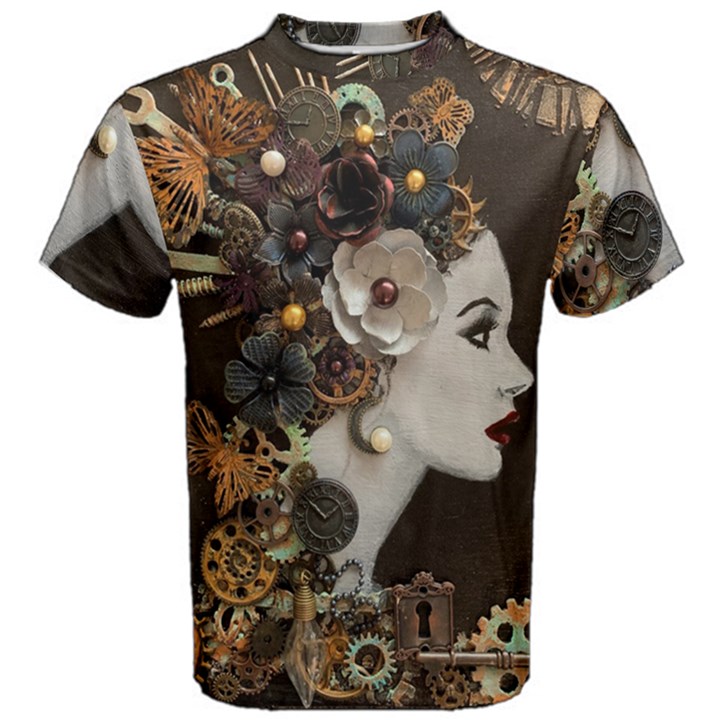 Mechanical Beauty  Men s Cotton Tee