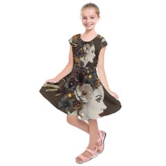 Mechanical Beauty  Kids  Short Sleeve Dress