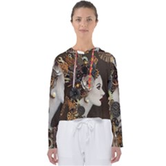 Mechanical Beauty  Women s Slouchy Sweat