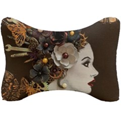 Mechanical Beauty  Seat Head Rest Cushion by CKArtCreations