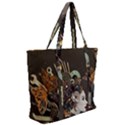 Mechanical Beauty Zip Up Canvas Bag View2