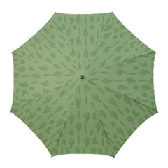 Cactus Pattern Golf Umbrellas by Valentinaart