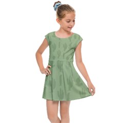 Cactus Pattern Kids  Cap Sleeve Dress by Valentinaart