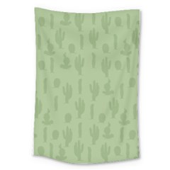 Cactus Pattern Large Tapestry