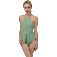 Cactus Pattern Go With The Flow One Piece Swimsuit by Valentinaart