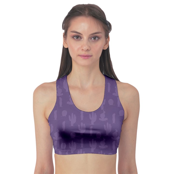 Cactus pattern Sports Bra