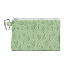 Cactus Pattern Canvas Cosmetic Bag (medium) by Valentinaart