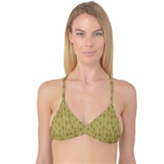 Cactus Pattern Reversible Tri Bikini Top by Valentinaart