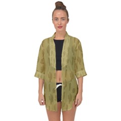 Cactus Pattern Open Front Chiffon Kimono by Valentinaart