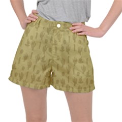 Cactus Pattern Ripstop Shorts by Valentinaart