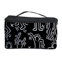 Doodle Pattern Cosmetic Storage by Valentinaart