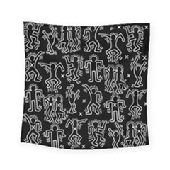 Doodle Pattern Square Tapestry (small)