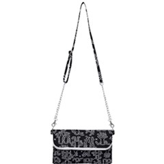 Doodle Pattern Mini Crossbody Handbag