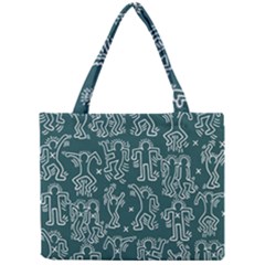 Doodle Pattern Mini Tote Bag by Valentinaart