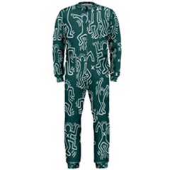 Doodle Pattern Onepiece Jumpsuit (men) 