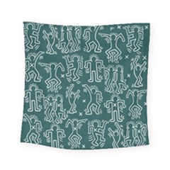 Doodle Pattern Square Tapestry (small)