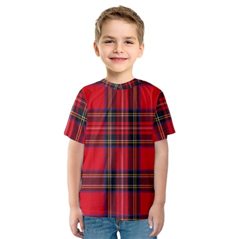 Royal Stewart Tartan Kids  Sport Mesh Tee by impacteesstreetwearfour