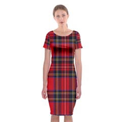 Royal Stewart Tartan Classic Short Sleeve Midi Dress by impacteesstreetwearfour