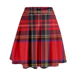 Royal Stewart Tartan High Waist Skirt by impacteesstreetwearfour