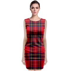 Royal Stewart Tartan Sleeveless Velvet Midi Dress by impacteesstreetwearfour