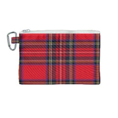 Royal Stewart Tartan Canvas Cosmetic Bag (medium) by impacteesstreetwearfour