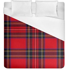 Royal Stewart Tartan Duvet Cover (king Size) by impacteesstreetwearfour