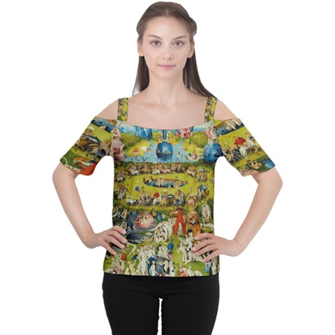 Hieronymus Bosch The Garden Of Earthly Delights Cutout Shoulder Tee by impacteesstreetwearthree