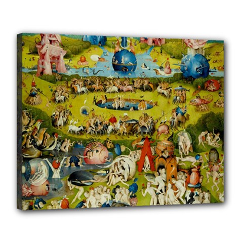 Hieronymus Bosch The Garden Of Earthly Delights Canvas 20  X 16  (stretched) by impacteesstreetwearthree