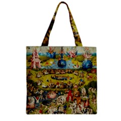 Hieronymus Bosch The Garden Of Earthly Delights Zipper Grocery Tote Bag by impacteesstreetwearthree