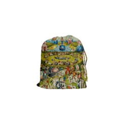 Hieronymus Bosch The Garden Of Earthly Delights Drawstring Pouch (xs)