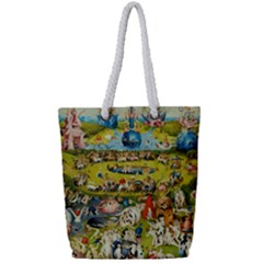 Hieronymus Bosch The Garden Of Earthly Delights Full Print Rope Handle Tote (small) by impacteesstreetwearthree